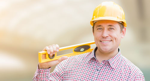 Contractor in a hardhat