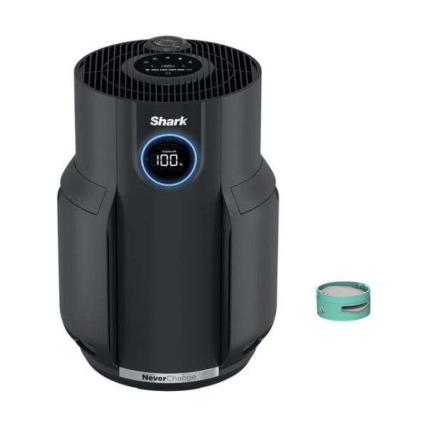 Shark - NeverChange Air Purifier, 5-Year Filter Life, 650-sq Ft - Black