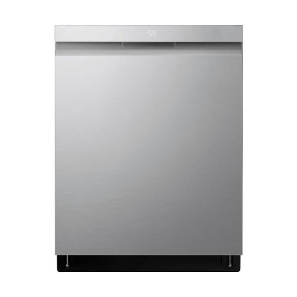 LG - 24" Top Control Smart Built-in Stainless Steel Tub Dishwasher - Stainless Steel