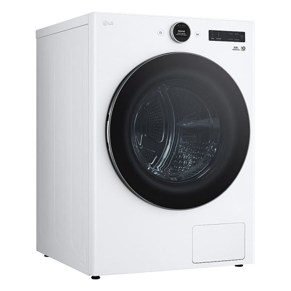 LG - 7.8 Cu. Ft. Stackable Smart Electric Dryer with Ventless Heat Pump Technology - White
