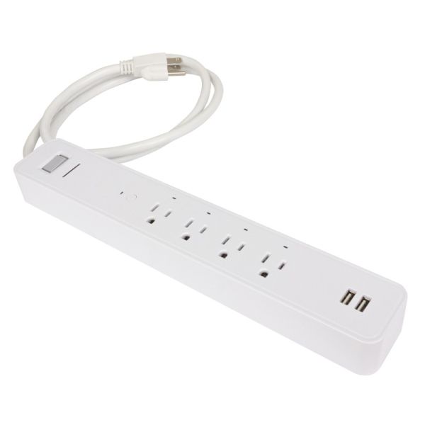 A MaxLite Smart Advanced Power Strip on a white background