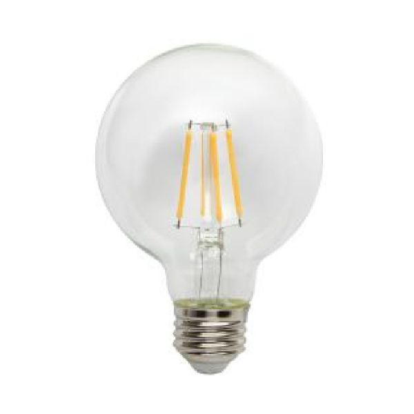 Filament Globe E26 60W Warm White LED 6-Pack