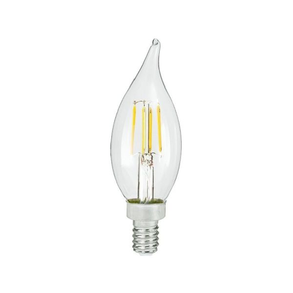 TCP Candelabra F11 40W Warm White LED 6-Pack
